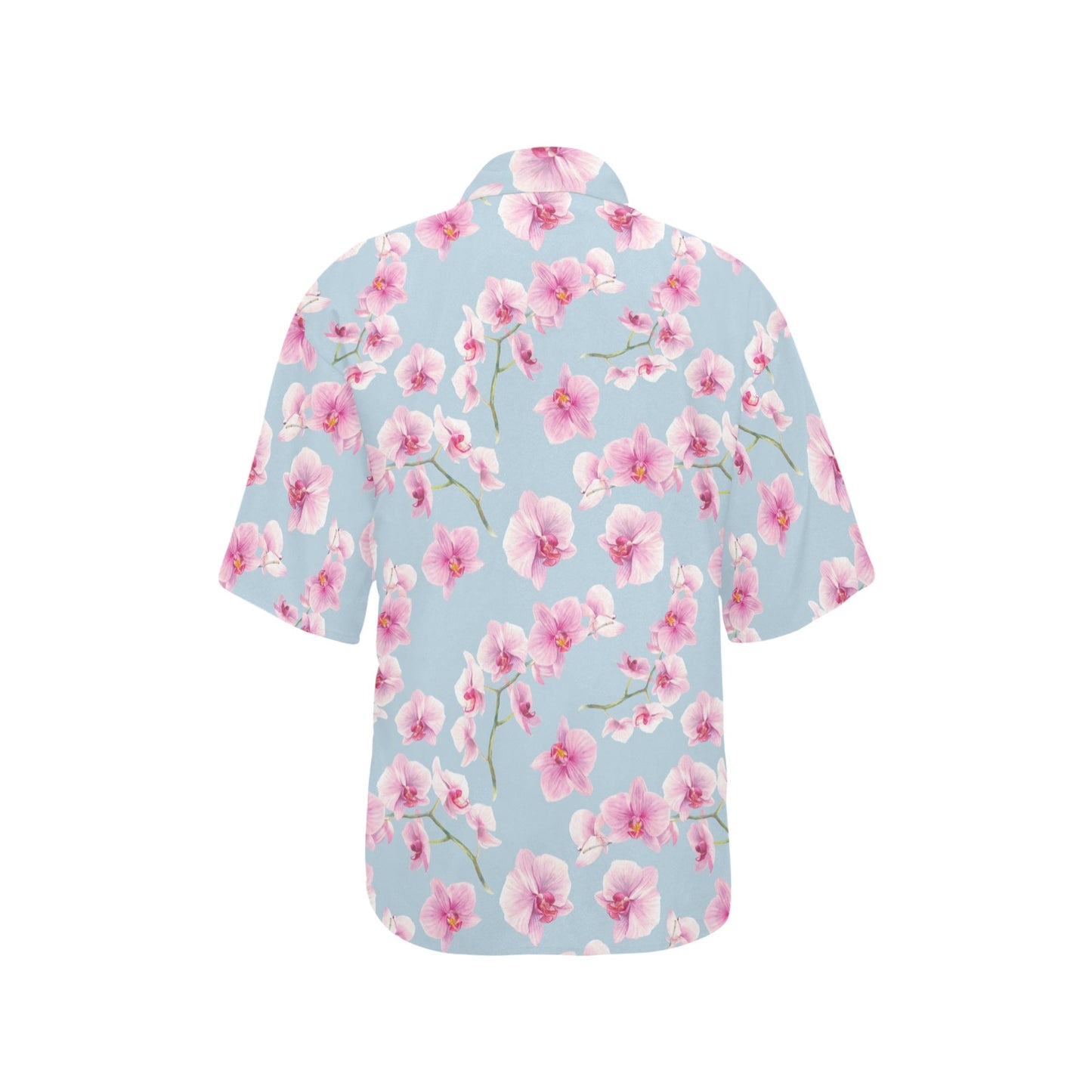 Orchid Pattern Print Design A01 Women's Hawaiian Shirt