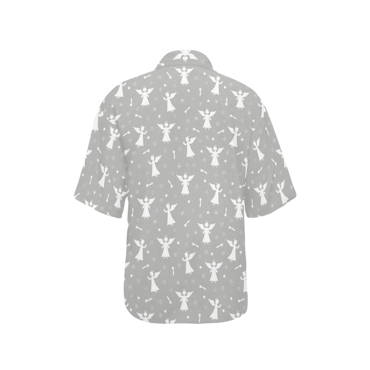 Angel Pattern Print Design 03 Women's Hawaiian Shirt