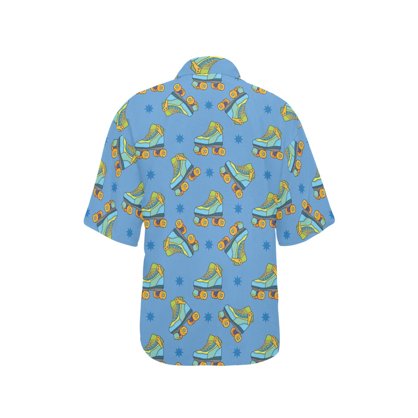 Roller skate Pattern Print Design A04 Women's Hawaiian Shirt