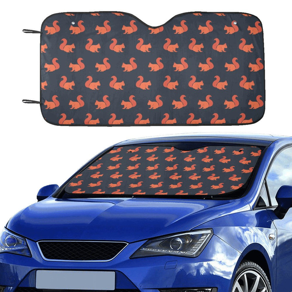 Squirrel Print Design LKS306 Car front Windshield Sun Shade