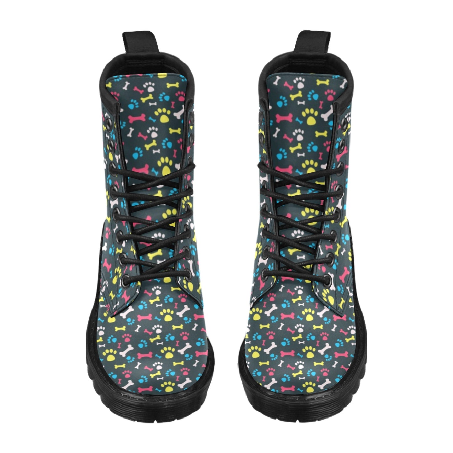 Paw Design Print Women's Boots