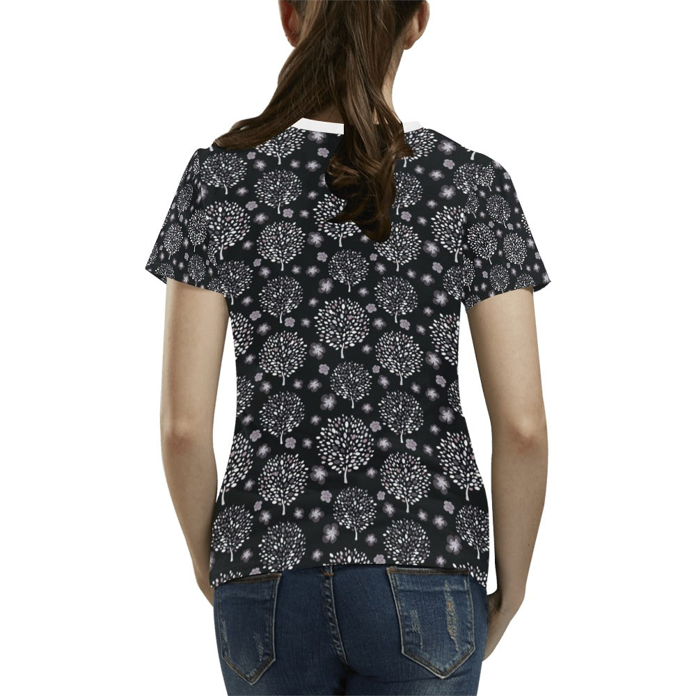 Tree Of Life Print Design LKS304 Women's T-shirt