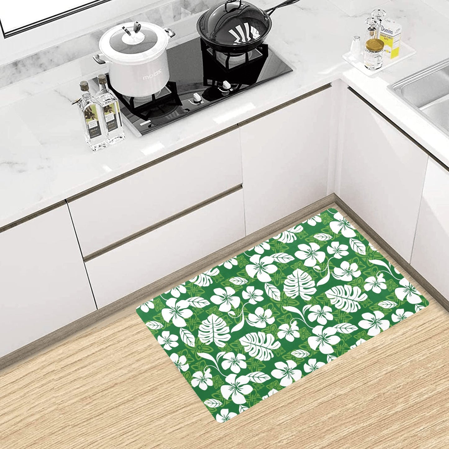 Hawaiian Themed Pattern Print Design H016 Kitchen Mat