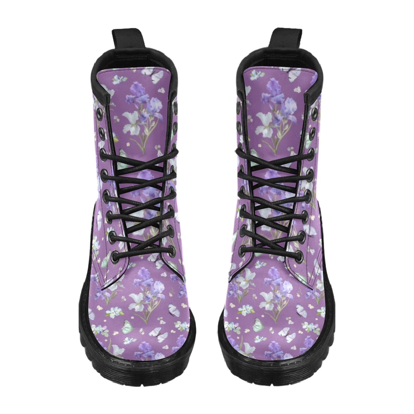 Iris Pattern Print Design IR09 Women's Boots