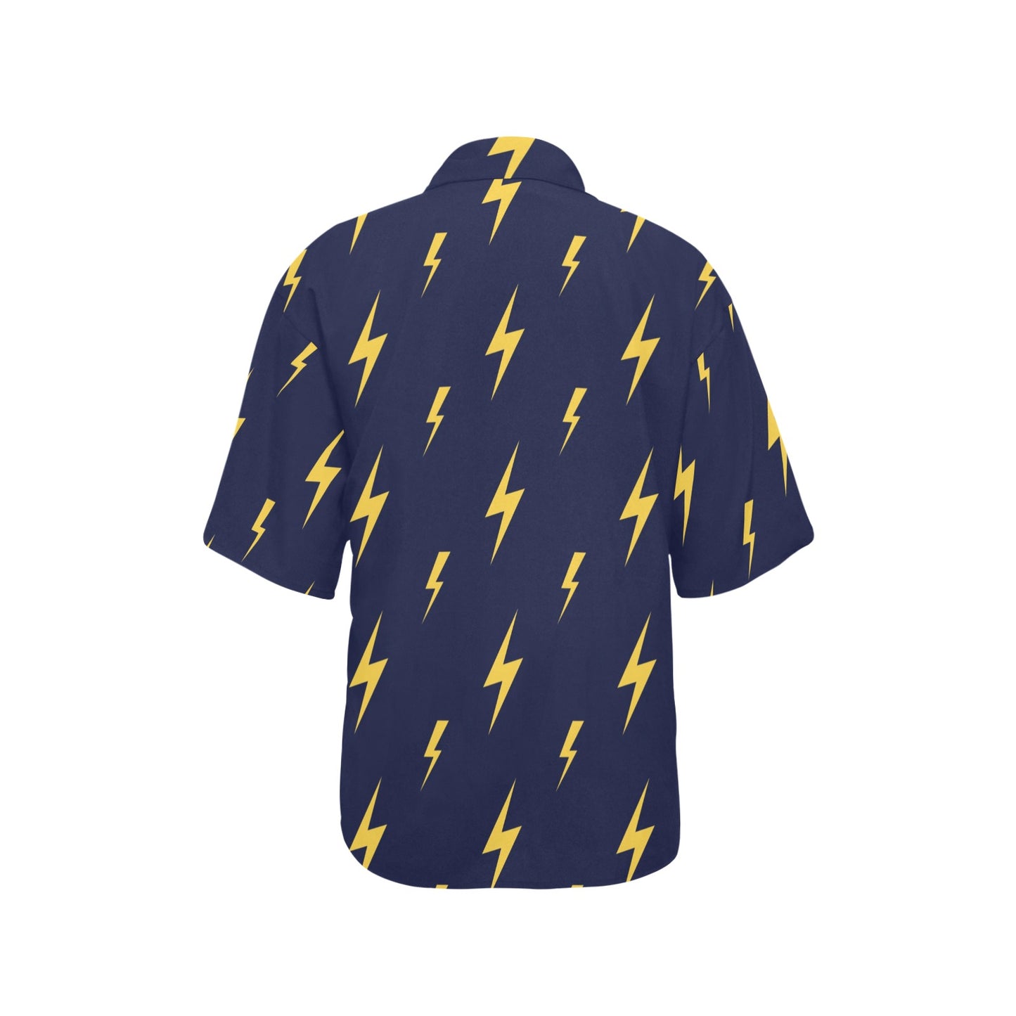 Lightning Thunder Pattern Print Design 03 Women's Hawaiian Shirt