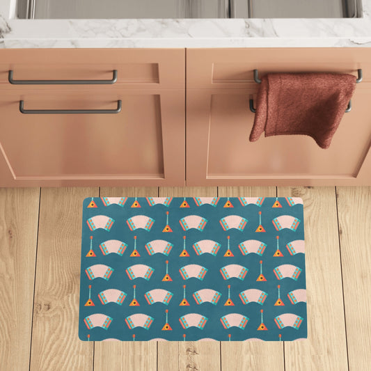 Accordion Print Design LKS402 Kitchen Mat