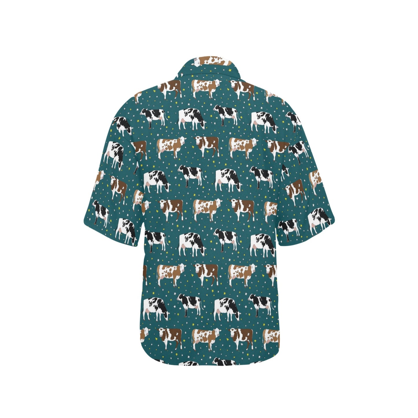 Cattle Print Design LKS404 Women's Hawaiian Shirt