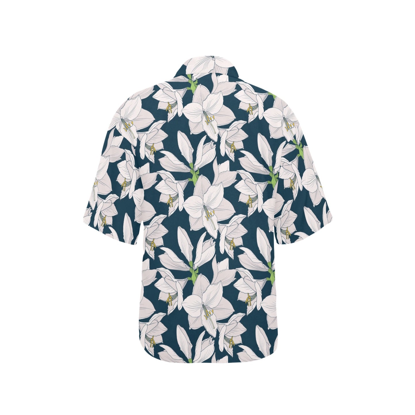 Amaryllis Pattern Print Design 01 Women's Hawaiian Shirt