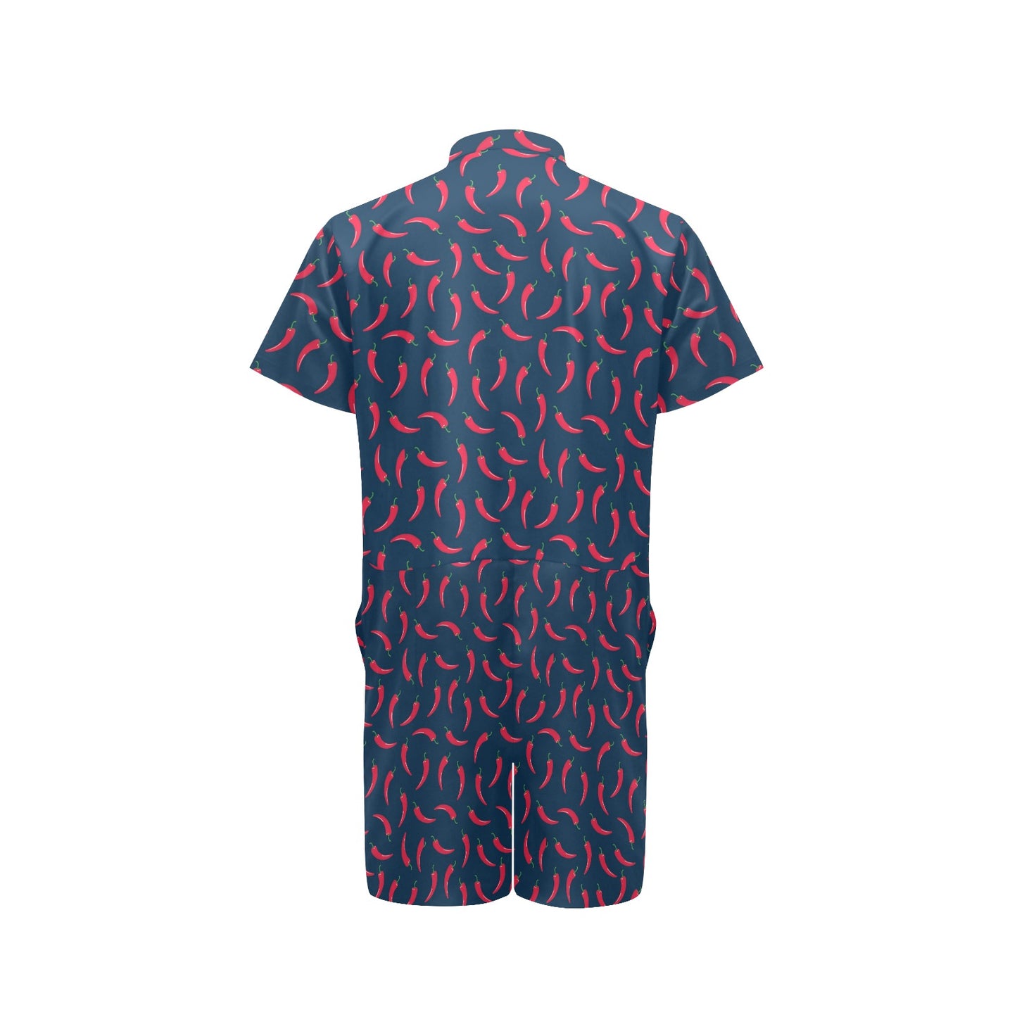 Chilli Pepper Pattern Print Design 03 Men's Romper