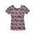 Hibiscus Pink Zigzag Line Pattern Design LKS307 Women's  T-shirt