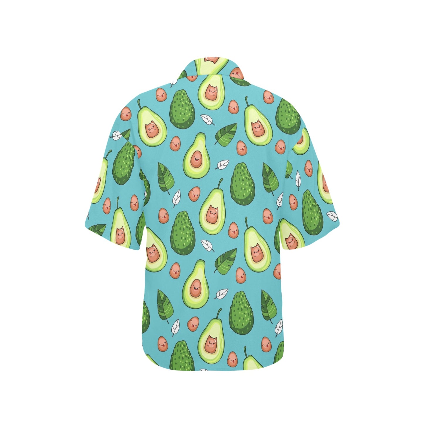 Avocado Pattern Print Design AC05 Women's Hawaiian Shirt