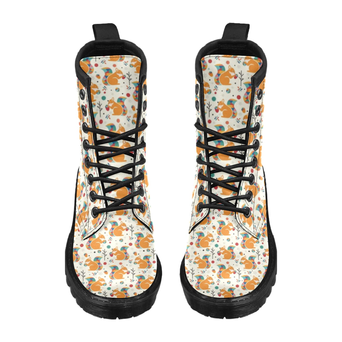 Squirrel Print Design LKS304 Women's Boots