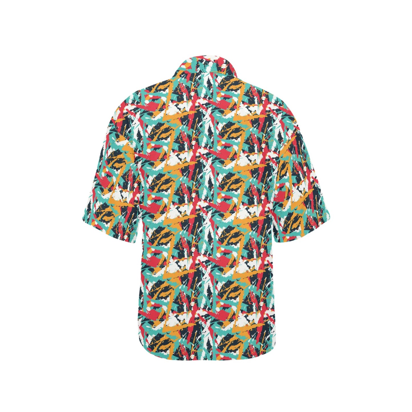 Splatter Print Design LKS304 Women's Hawaiian Shirt