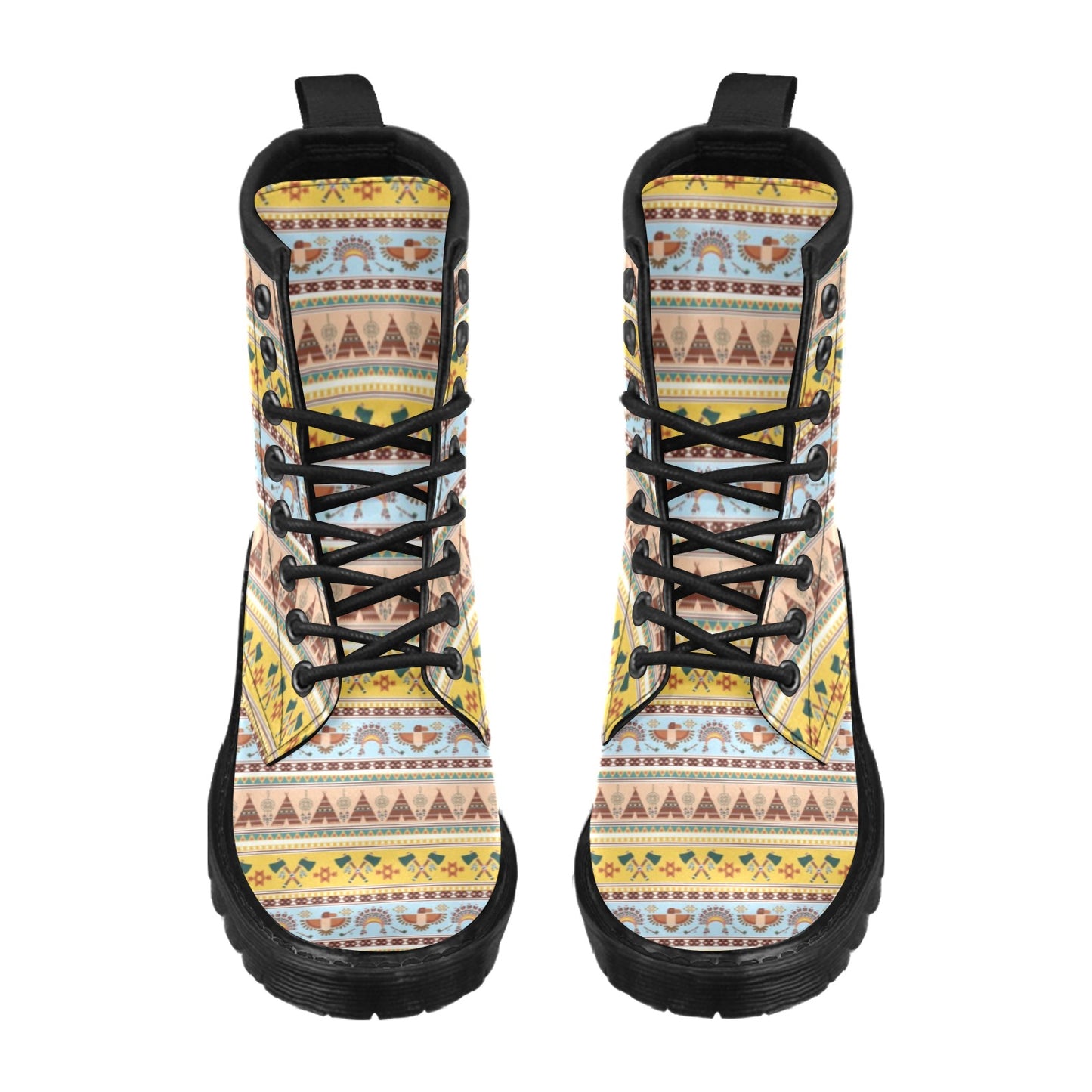 Native American Pattern Design Print Women's Boots
