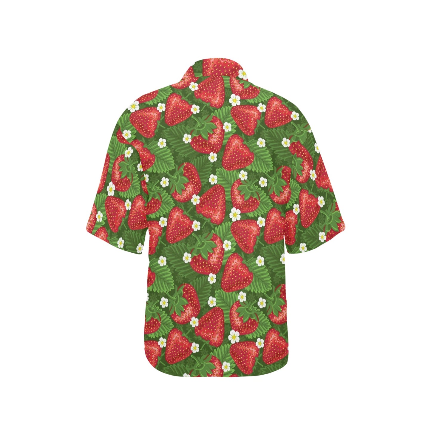 Strawberry Pattern Print Design SB05 Women's Hawaiian Shirt