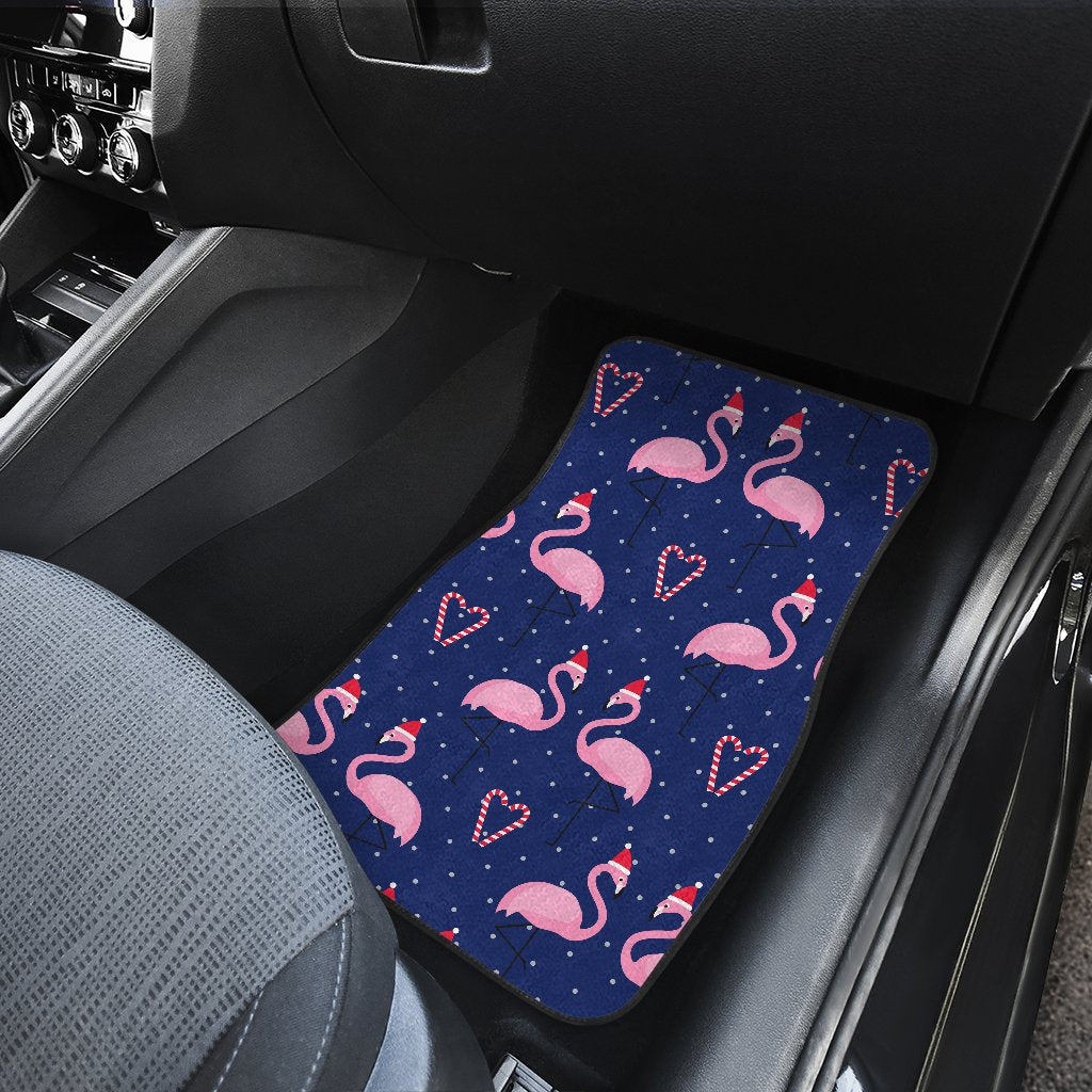 Flamingo Christmas Car Floor Mats
