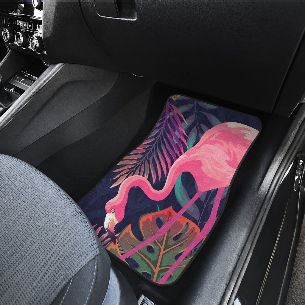 Flamingo Tropical Pattern Car Floor Mats