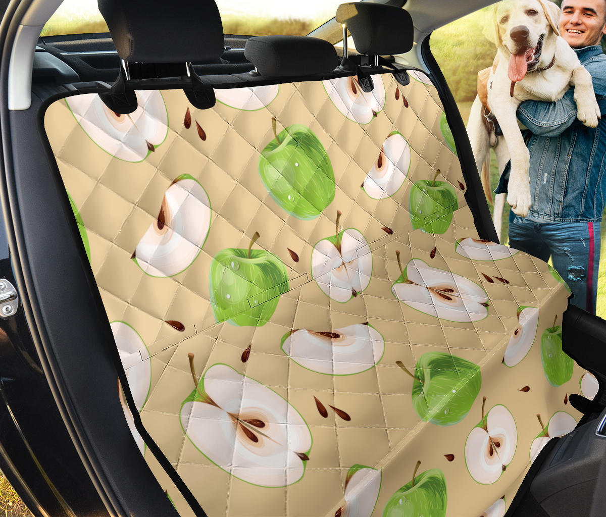 Apple Pattern Print Design AP07 Rear Dog  Seat Cover