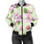 Apple blossom Pattern Print Design AB05 Women Bomber Jacket
