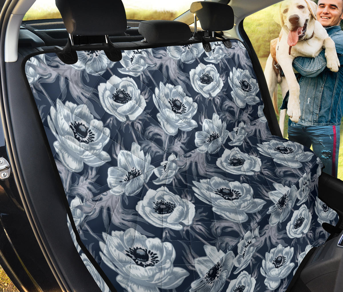 Anemone Pattern Print Design AM09 Rear Dog  Seat Cover