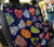 Apple Pattern Print Design AP05 Rear Dog  Seat Cover