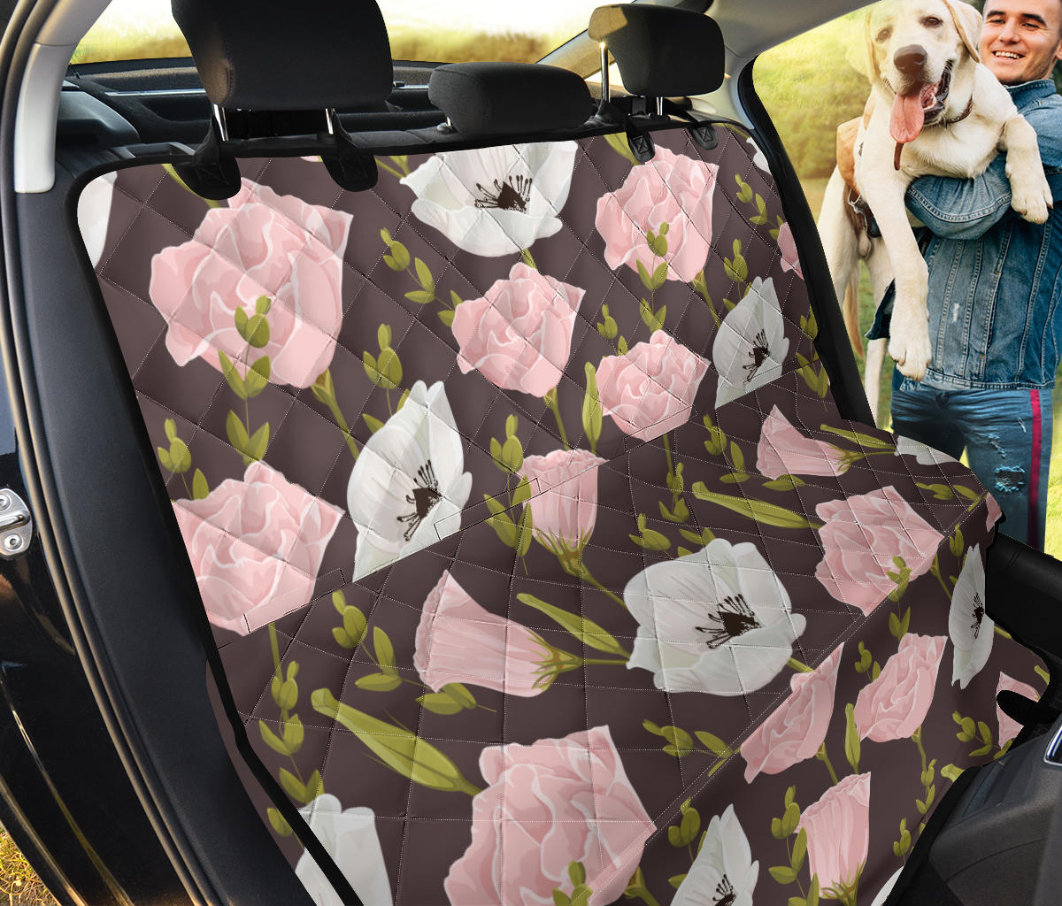 Anemone Pattern Print Design AM011 Rear Dog  Seat Cover