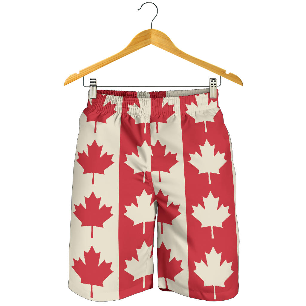 Maple Leaf Pattern Print Design 02 Mens Shorts