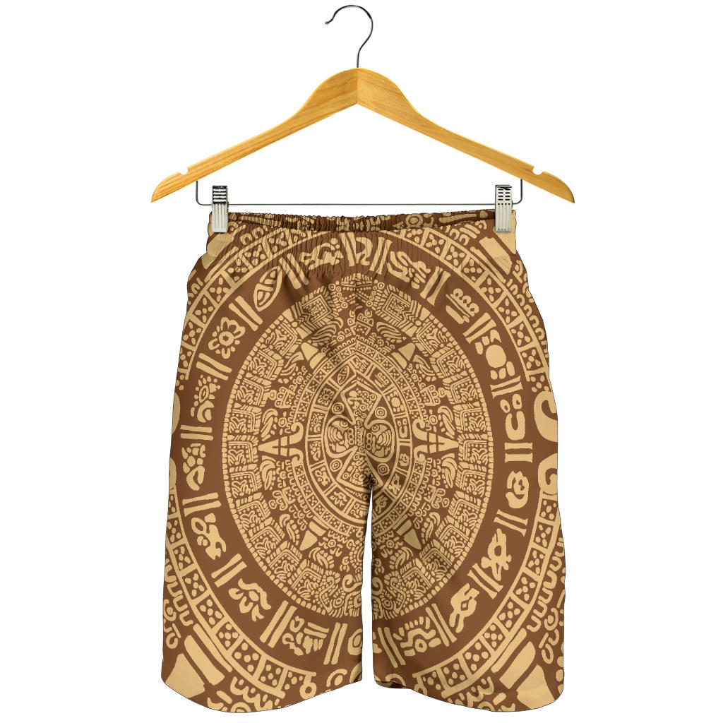 Mayan Pattern Print Design 01 Mens Shorts