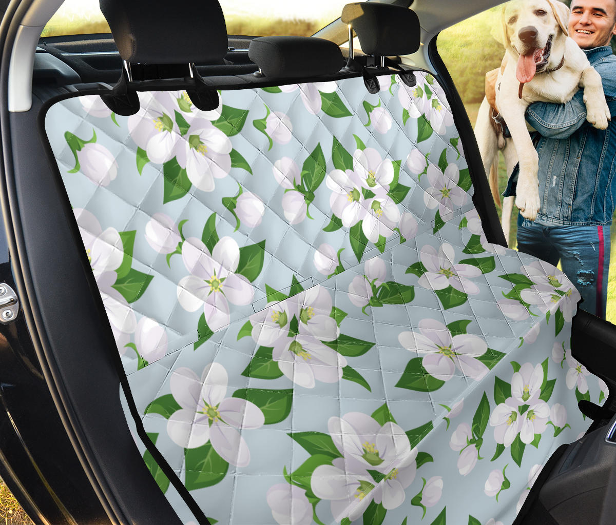 Apple Blossom Pattern Print Design AB04 Rear Dog  Seat Cover