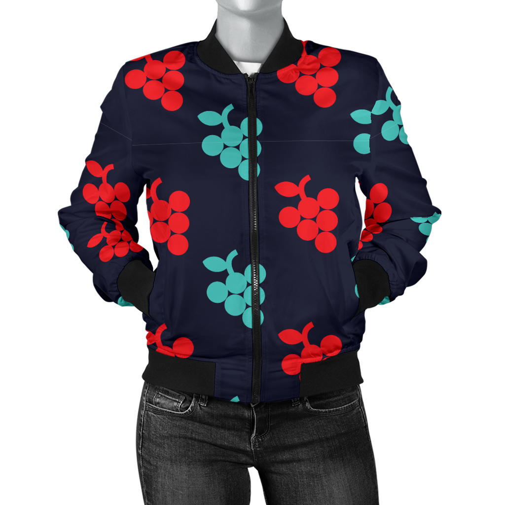 Wine Grape Pattern Print Men Women Pullover Hoodie