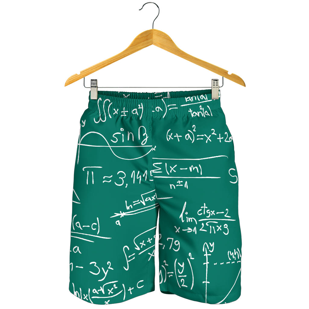 Math Pattern Print Design 01 Mens Shorts