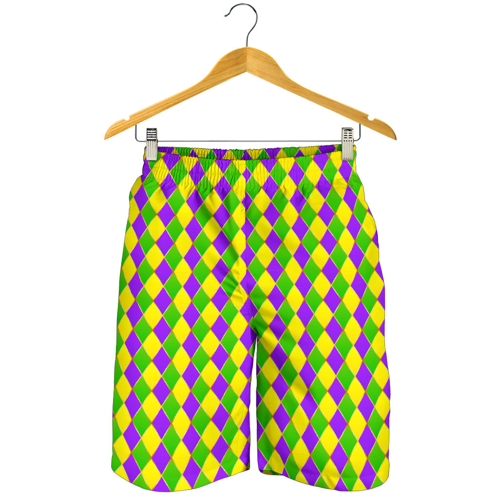 Mardi Gras Pattern Print Design 01 Mens Shorts