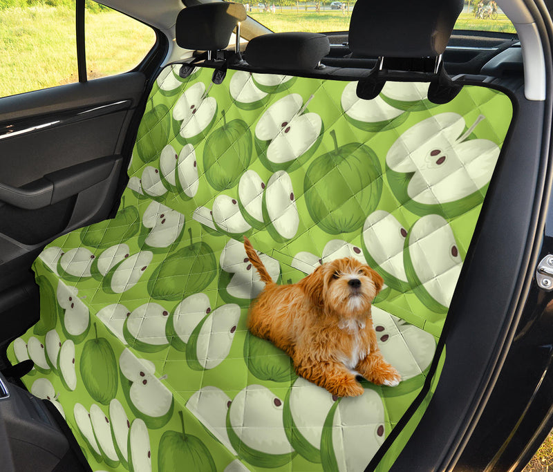 Apple Pattern Print Design AP010 Rear Dog  Seat Cover