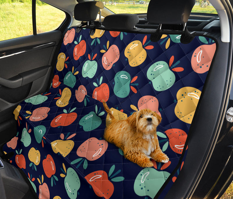 Apple Pattern Print Design AP09 Rear Dog  Seat Cover