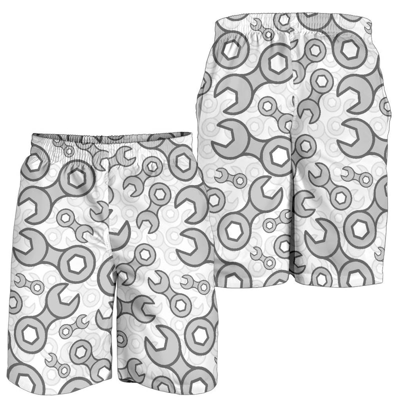 Mechanic Pattern Print Design 05 Mens Shorts