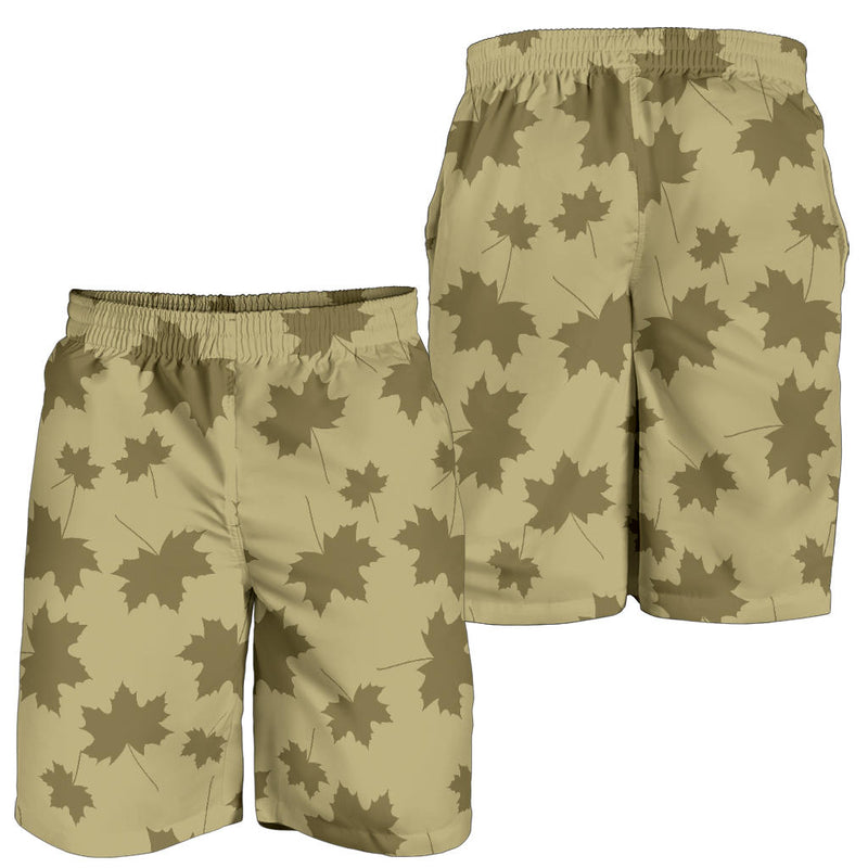 Maple Leaf Pattern Print Design 01 Mens Shorts