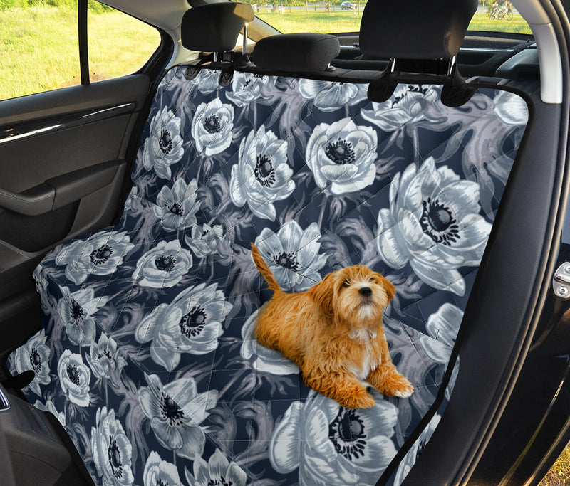 Anemone Pattern Print Design AM09 Rear Dog  Seat Cover