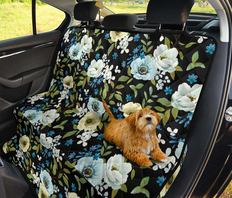 Anemone Pattern Print Design AM03 Rear Dog  Seat Cover