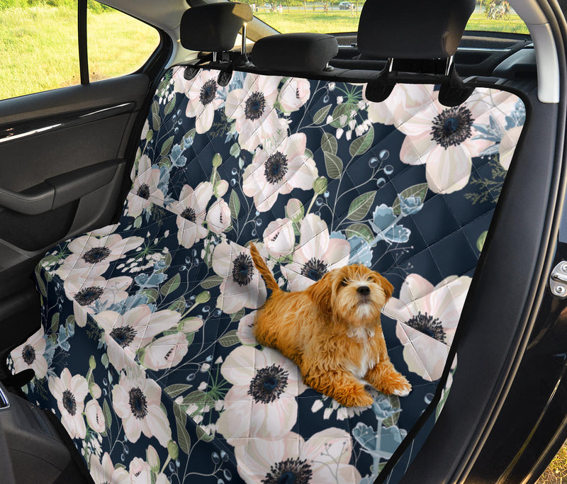 Anemone Pattern Print Design AM02 Rear Dog  Seat Cover