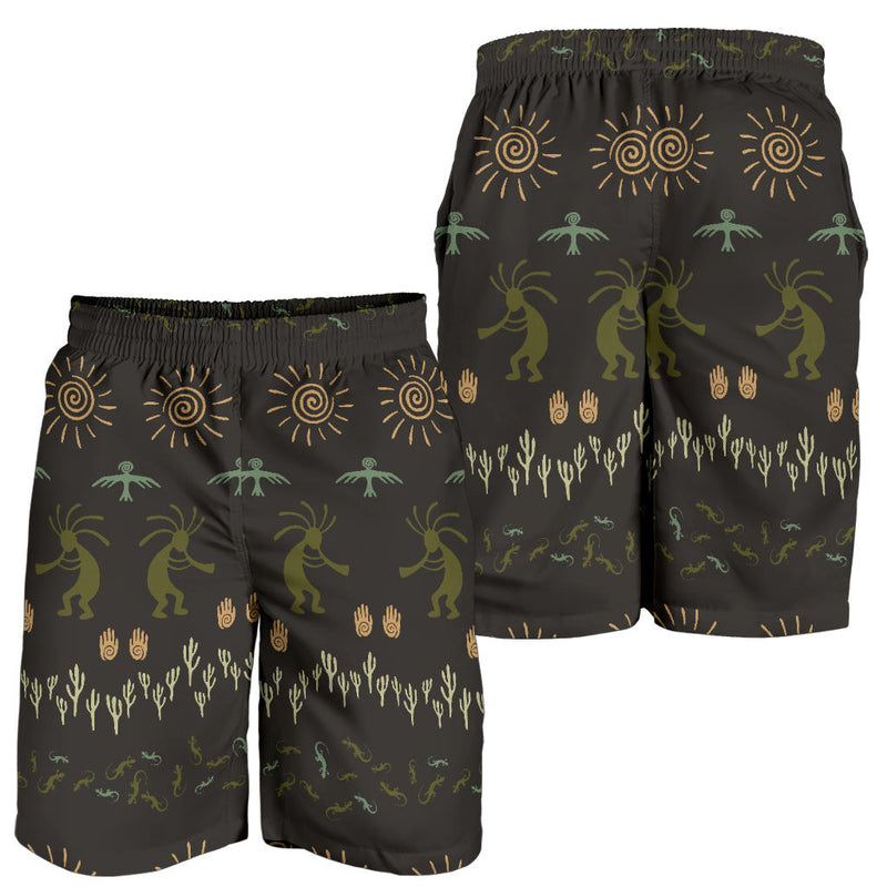 Mayan Pattern Print Design 04 Mens Shorts