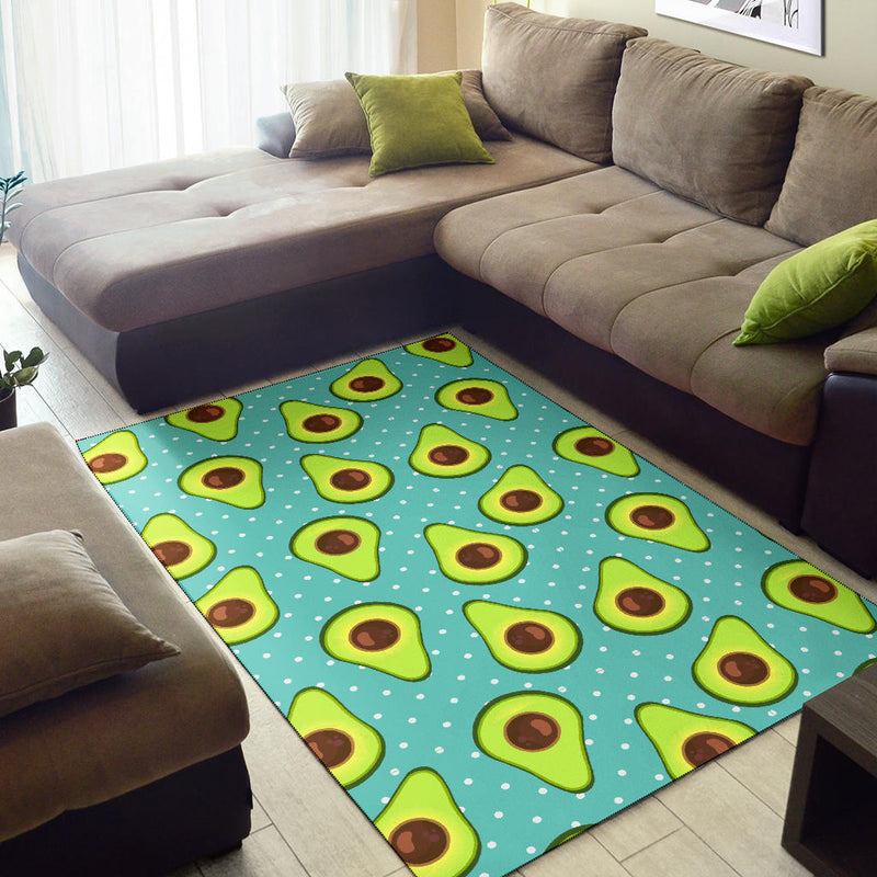 Avocado Pattern Print Design AC012 Area Rugs