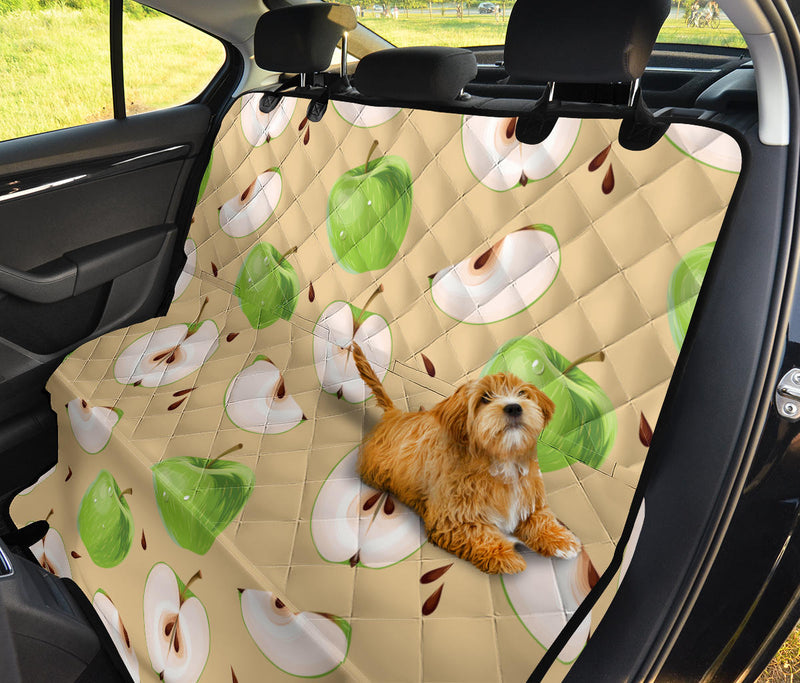 Apple Pattern Print Design AP07 Rear Dog  Seat Cover