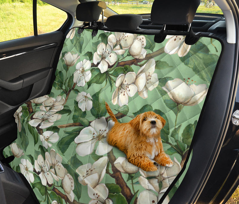 Apple Blossom Pattern Print Design AB02 Rear Dog  Seat Cover