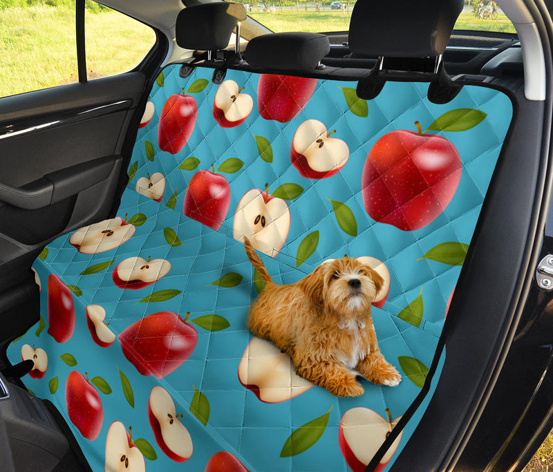 Apple Pattern Print Design AP012 Rear Dog  Seat Cover