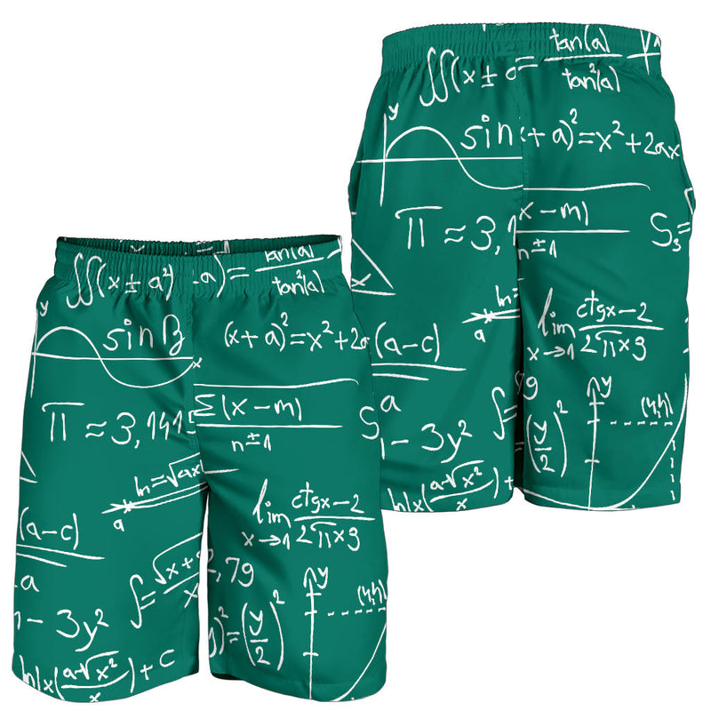 Math Pattern Print Design 01 Mens Shorts