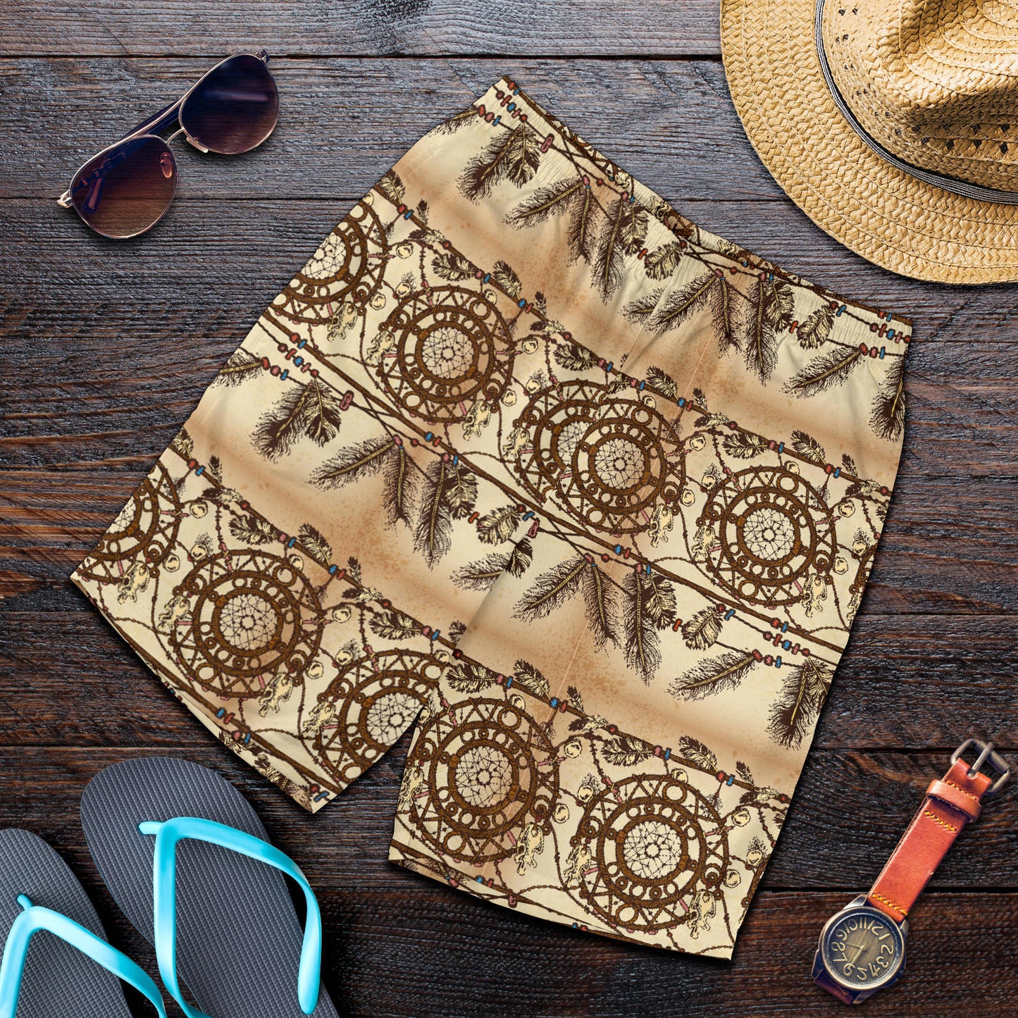Dream catcher vintage native Mens Shorts