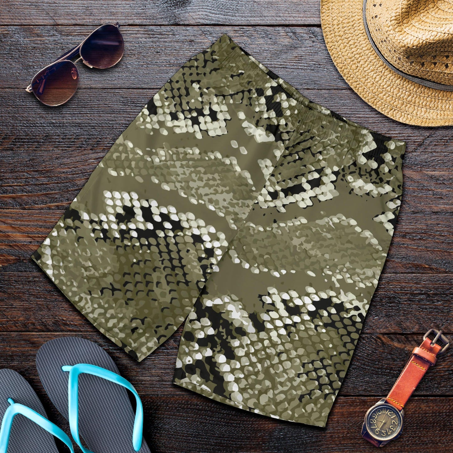 Python Pattern Print Design A04 Mens Shorts