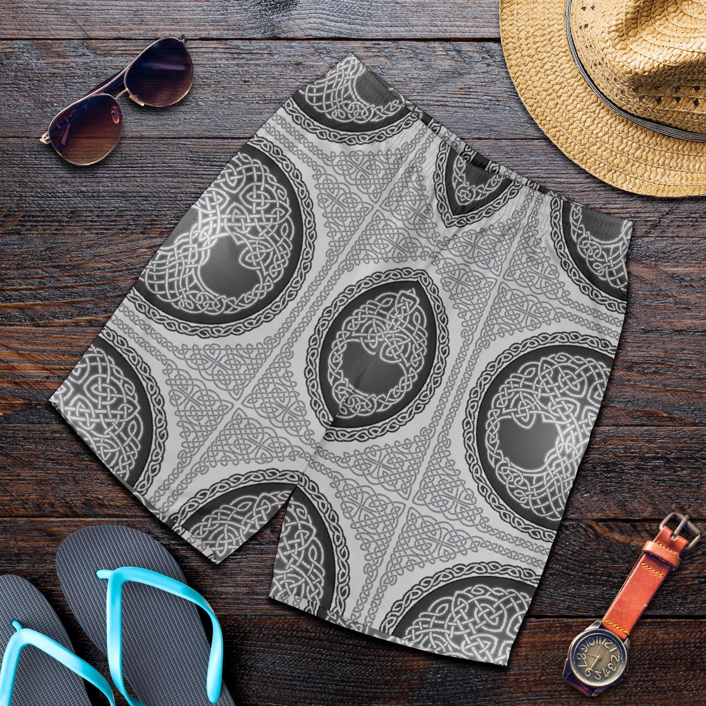 Celtic Tree of life Print Mens Shorts