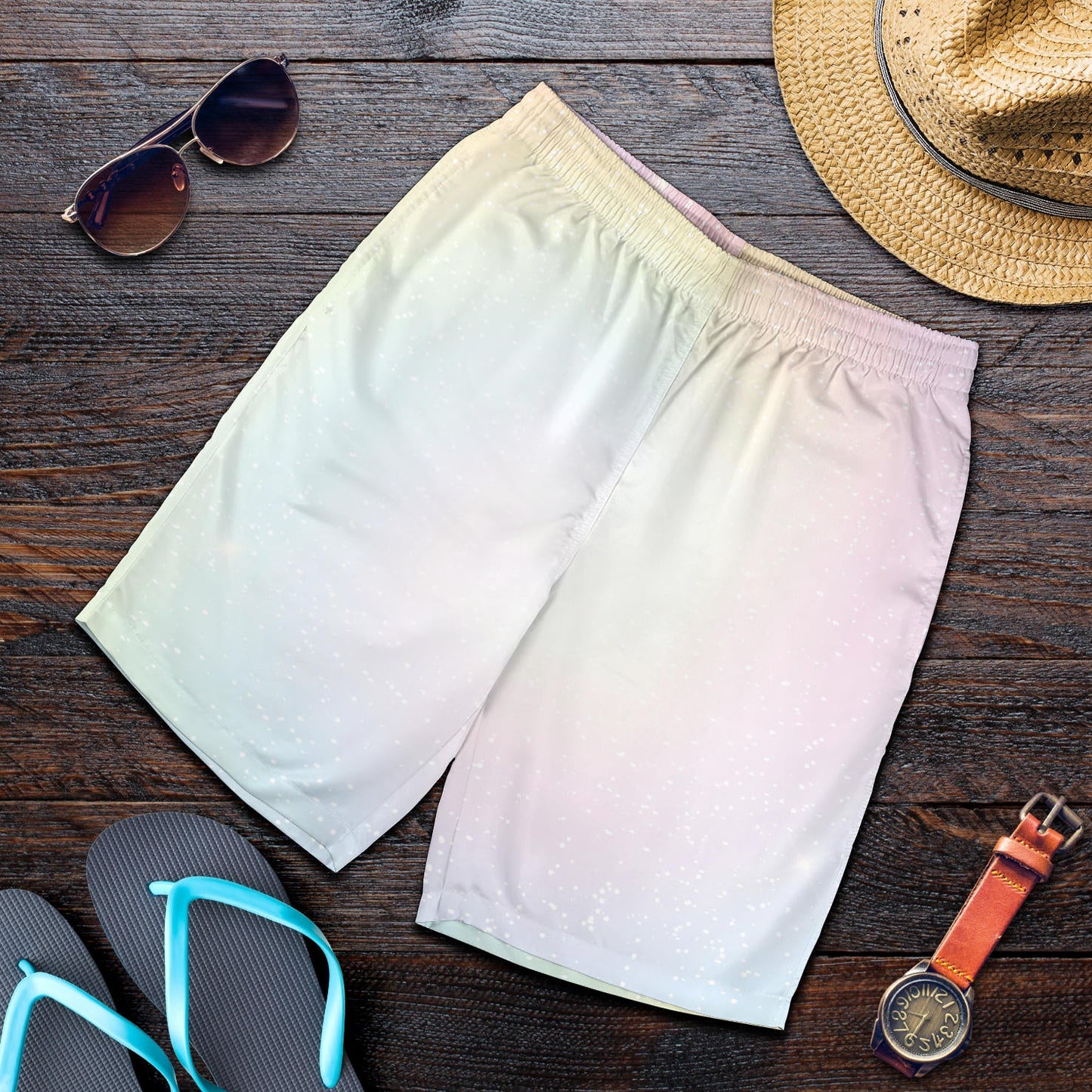 Nebula Pattern Print Design A02 Mens Shorts