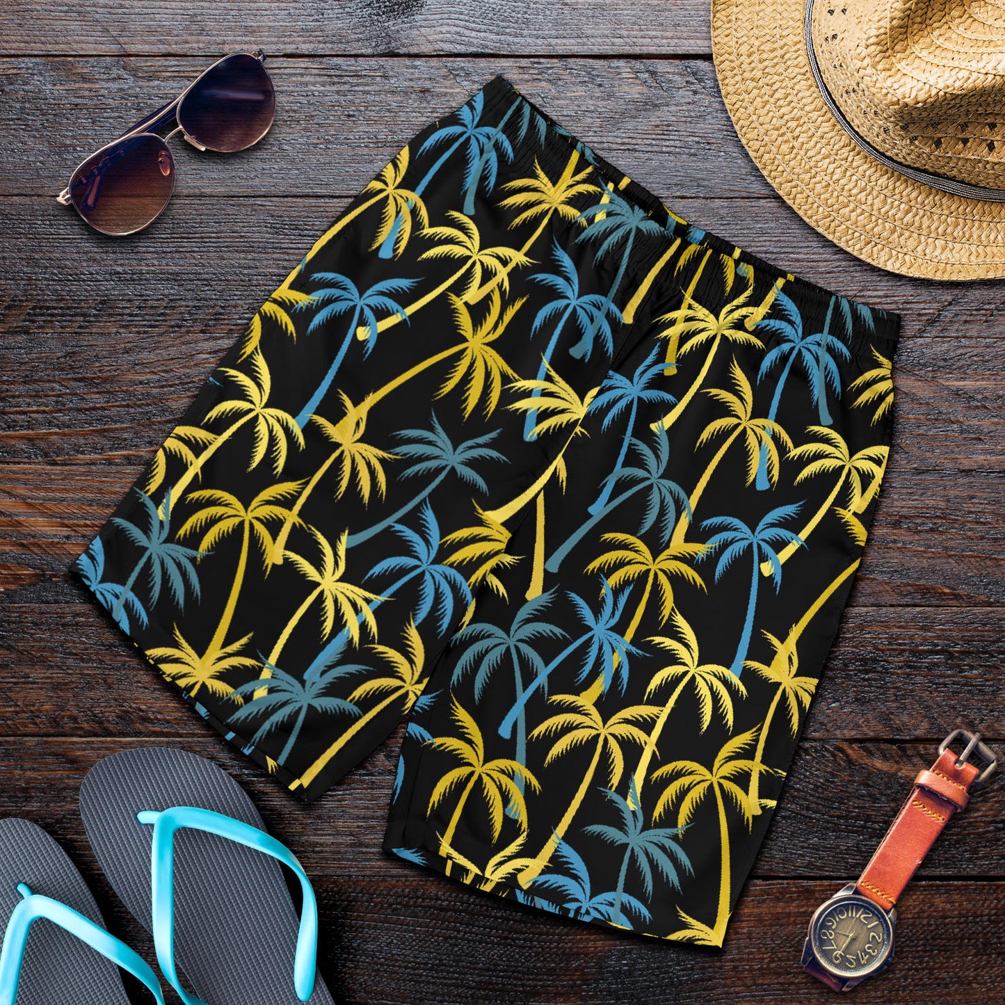 Palm Tree Pattern Mens Shorts